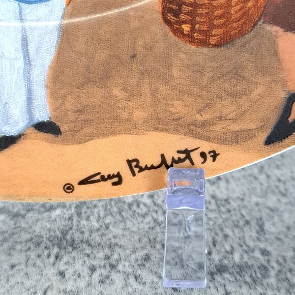 Guy Buffet Tuscan Storefronts Panetteria Porcelain Dinner Plate Made in Germany - Picture 3 of 9